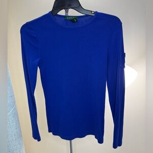 Ralph Lauren Vibrant Blue Knit Top